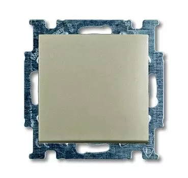 1012-0-2164 (2006/1 UC-93-5), Механизм 1-клавишного, 1-полюсного выключателя с клавишей, серия Basic 55, цвет шампань, ABB