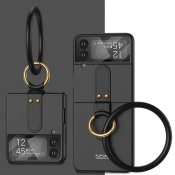 Защитный чехол-браслет для телефона Samsung Galaxy Z Flip 4 Flip4 Flip5 Flip3 Flip 3 5 5g Zflip3 Zflip4, пленка для объектива for samsung z flip 3 фиолетовый