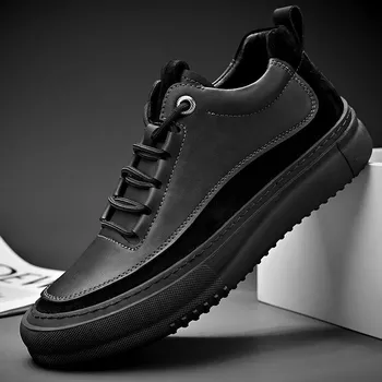 Мужские кожаные высокие кеды Martin Boots 38