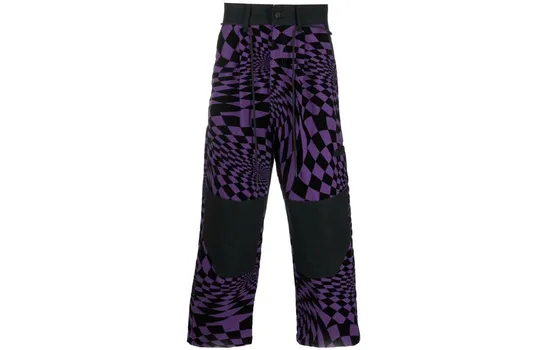 Мужские повседневные брюки Vans, цвет Black/Purple
