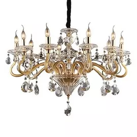Подвесная люстра Negresco NEGRESCO SP10 ORO Ideal Lux