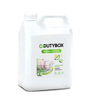 Эко-гель для посуды Алоэ и свежий огурец, 5 л Dutybox