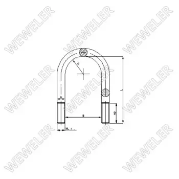 Стремянка рессоры WEWELER B188M22A008
