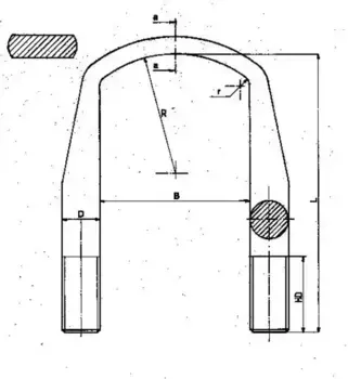 Стремянка рессоры WEWELER B179M22B005 M22