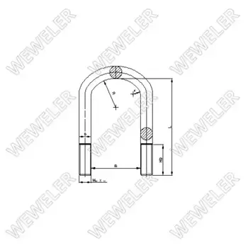 Стремянка рессоры WEWELER B179M24A064