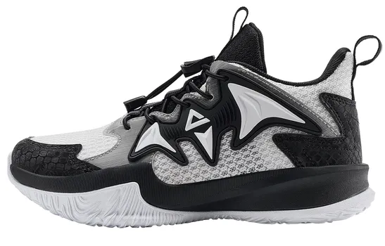 Детские баскетбольные кроссовки GS Black Big White Peak, черный