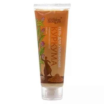 Aasha Herbals, Гель для умывания «Куркума», очищение и увлажнение, 100 мл