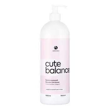 ADRICOCO, Балансирующий бальзам для волос Cute Balance, 1 л