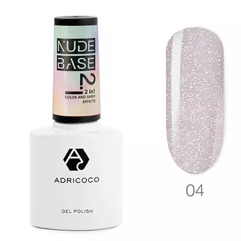 ADRICOCO, База Nude 2 in 1 №04, Illusion