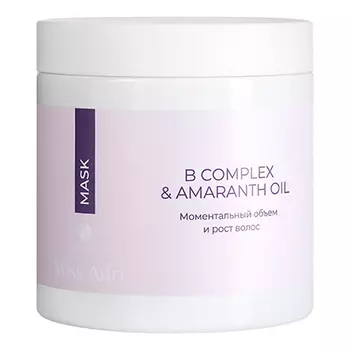 ADRICOCO, Маска для объема волос Miss Adri B Complex & Amaranth Oil, 500 мл