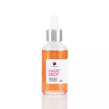 Adricoco, Сухое масло для кутикулы Magic Drop с шиммером - вишня, 30 мл