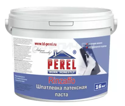Perel Rinzaffo, 16 кг, Шпатлевка готовая финишная