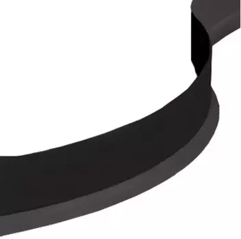 Плинтус гибкий ПВХ Progress Plast BTPVN-60 черный 50000х60х10 мм