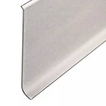 Плинтус из нержавеющей стали Progress Plast BTACS 100А самоклеющийся, 2000х100х10 мм