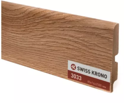 Плинтус МДФ Kronopol P85 3033 livorno oak 2500х85х16 мм