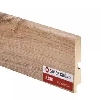 Плинтус МДФ Kronopol P85 3280 pacific oak 2500х85х16 мм