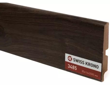 Плинтус МДФ Kronopol P85 3485 boogie elm 2500х85х16 мм