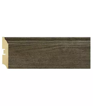 Плинтус МДФ напольный Smartprofile Color 82 мм саванна мокка 2400 мм