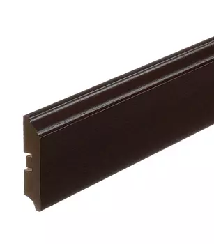Плинтус МДФ напольный Smartprofile Color 82 мм венге 2400 мм