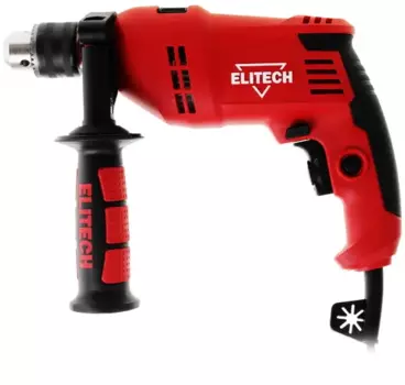 Дрель ELITECH ДУ 800РЭ, сетевая, 800 Вт, 16 нм, 2800 об/мин, ударная, 2.2 кг (181182)