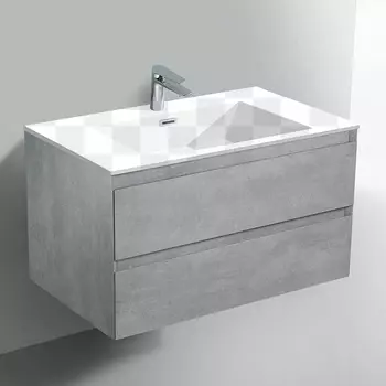 Тумба под раковину Vincea Luka 80 Cement