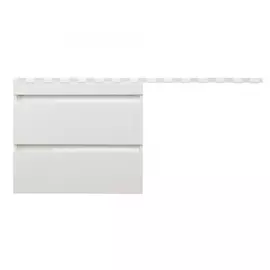 Тумба под раковину Style Line Даллас 150 2 ящика Люкс Plus подвесная