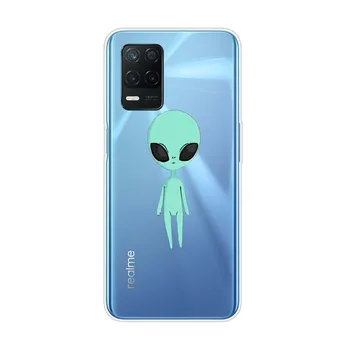 Чехол для телефона Realme 8 8i V3 V5 GT Neo Flash Edition Explorer Master Neo2 Narzo 30 50i 50A C21Y с рисунком инопланетянина Realme 8 4G