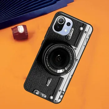 Винтажный чехол для камеры в стиле ретро для Poco X3 Pro M3 M4 Pro 5G X3 GT F3, задняя крышка для телефона Xiaomi Mi 11 Lite 11T Pro Mi 9