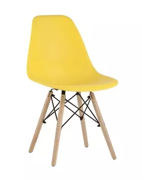 Стул Eames Style DSW желтый (разборный каркас)