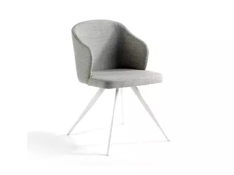 Стул F3208-GRIS-PATBLAN