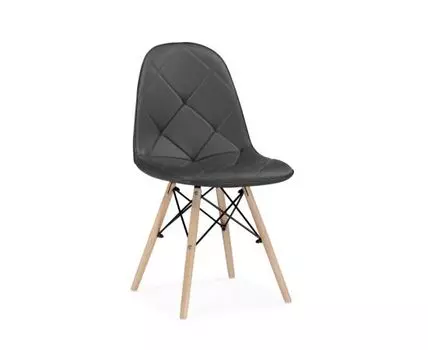 Стул деревянный Kvadro 1 gray / wood