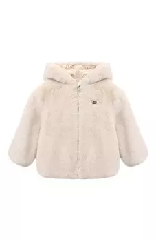 Пальто из экомеха Dolce & Gabbana