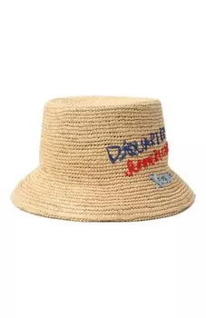 Панама из рафии Dsquared2