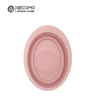 GECOMO Инструмент для чистки кистей для макияжа Beauty Egg Powder Puff Foundation Sponge Wash Bowl