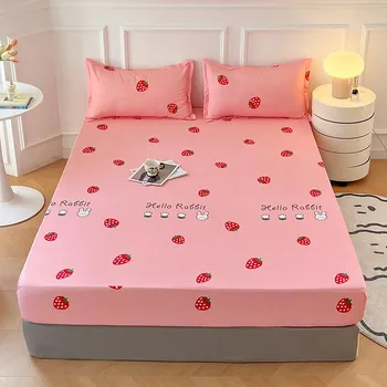 Простыни Moon Twinkle Stars Single/Queen/King с резинкой, высококачественный чехол для матраса Sabanas Queen Size с реактивным принтом 120cm*200cm