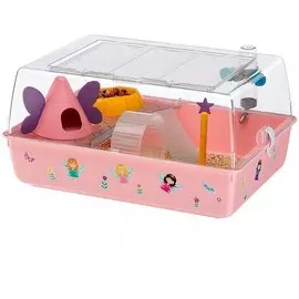 Клетка Ferplast Mini Duna Magic для хомяков (Д 55 x Ш 39 x В 27 см, Случайный цвет)