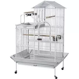 Клетка Triol BC17 для птиц большая (Д 114 x Ш 91 x В 160 см, Белый)