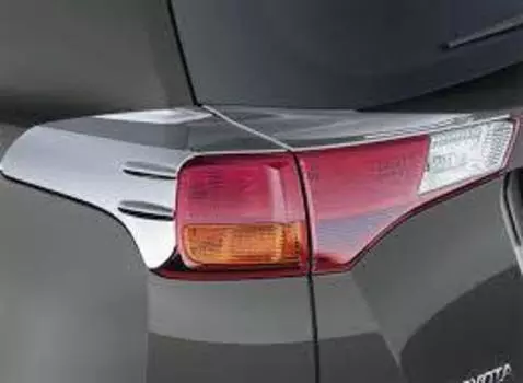 Окантовки задних фонарей, хромированные TOYOTA PZD380R005 для Toyota RAV4 (2013 - 2015)