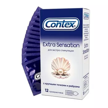 Презервативы Contex Extra Sensation 12шт