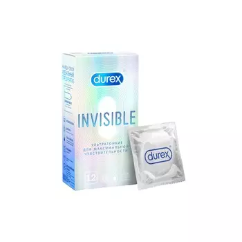 Презервативы Durex Invisible ультратонкие №12