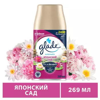 Освежитель воздуха Glade Automatic Японский сад смен. баллон 269мл
