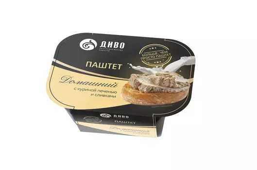 Паштет Домашний с куриной печенью и сливками Диво, 150г