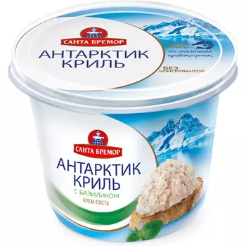Паста Антарктик-Криль с базиликом Санта Бремор 150г