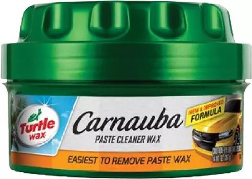 Паста-полироль очищающая turtle wax с воском карнаубы carnauba paste cleaner wax 397g