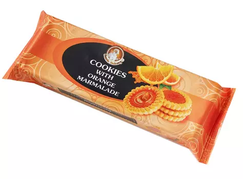 Печенье Бискотти Cookies с апельсиновым мармеладом 100г