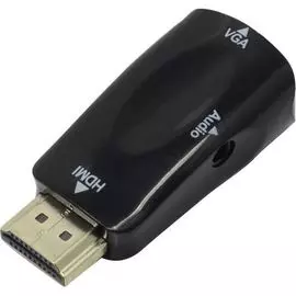 Переходник HDMI-VGA Exegate EX-HDMIM-VGAF-C EX284927RUS HDMI-VGA, 19M/15F