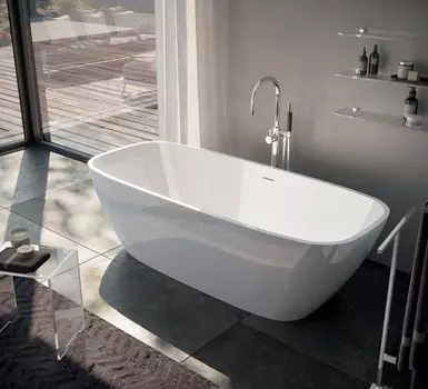 Ванна из литьевого мрамора 170x72 см Gruppo Treesse Brio V297BL