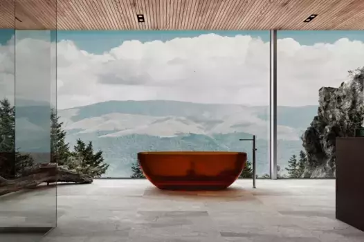 Ванна из полиэфирной смолы 170x75 см Abber Kristall AT9703Opal