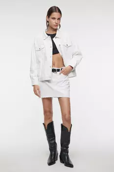 Куртка джинсовая oversize с нагрудными карманами