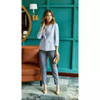 Костюм FIORRI-1050B В цвете: Серый; Размеры: 54